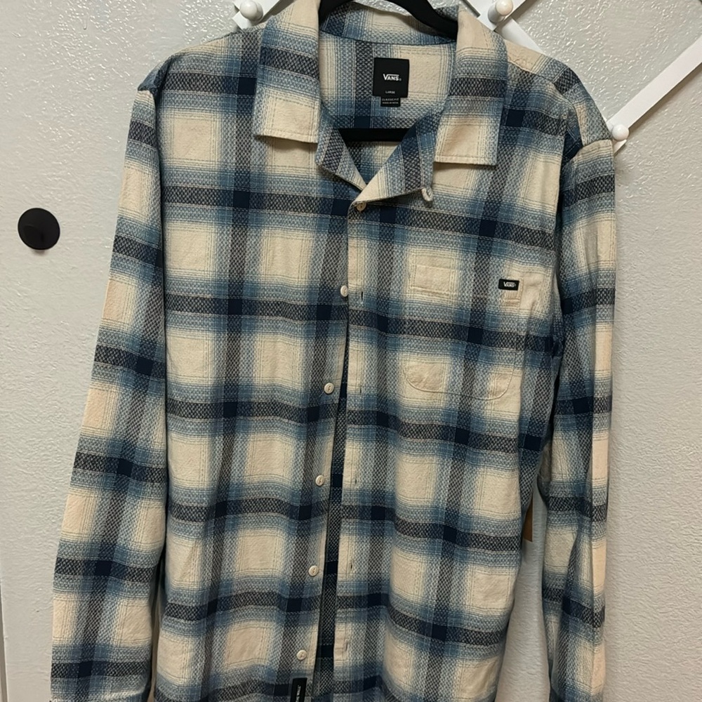 Vans, Original Cut Flannel, NWT, great color!